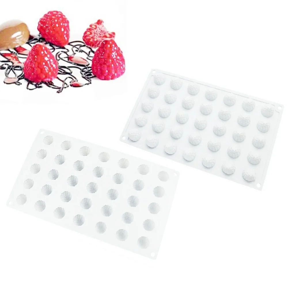 

Silicone Blueberry Mousse Cake Mold Non-stick Reusable Fruit Shape Dessert Mold Easy To Demold DIY Realistic Fruit Baking Mold