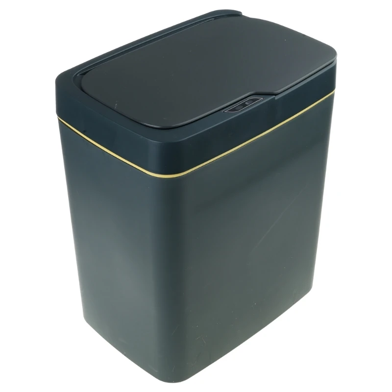 Electronic Garbage Can 15/18L Rechargeable Trash Can for Convenient Home Use