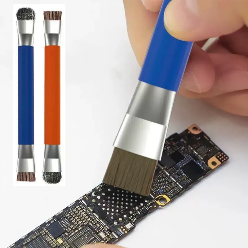 

Safe Brush Anti-Static Motherboard PCB Cleaning Brush for Mobile Phone Repair Tools Kit Double Head Convenience