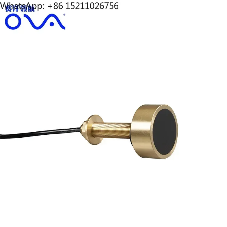 50/200KHz Marine bronze thru hull transducer for 9 pin lowrance & sim