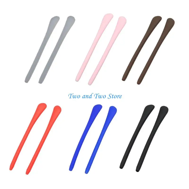 

HX6F Not Slip Glasses Holds For Metal Skeletons Soft Elastomer Ease Color Preferences 2g Each Pair