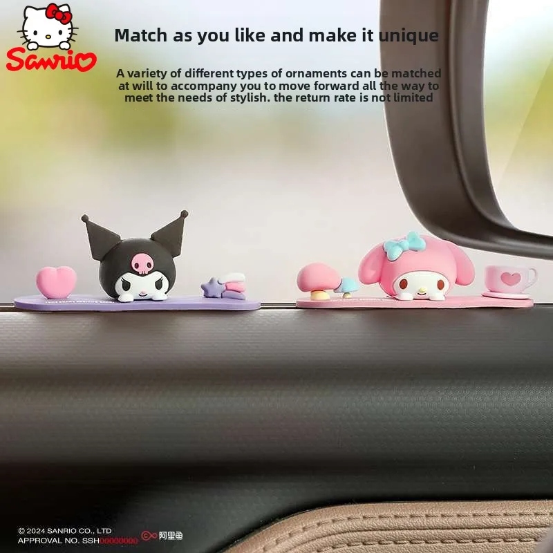 

Sanrio car accessories ornaments center console supplies car on car cartoon decoration Kulomi Meloti