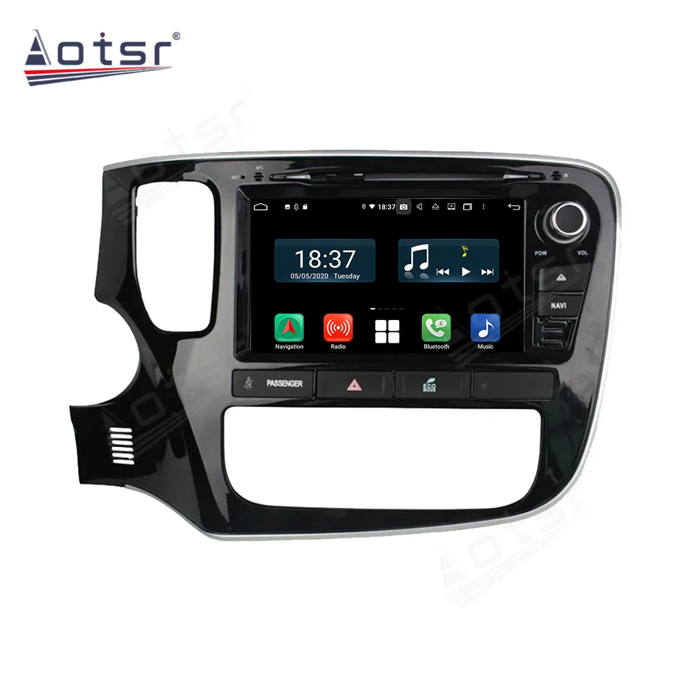 2 Din Android 12 Carplay Car Radio for Mitsubishi Outlander 2015 Multimedia Video Player QLED screen GPS 5G LTE Stereo 8 core