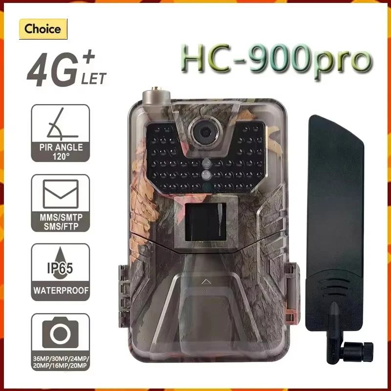 

Live Broadcast 4K 36MP APP Trail Camera Cloud Service Wildlife Hunting Surveillance 940nm 4G Wireless CameraHC900PRO Photo Traps