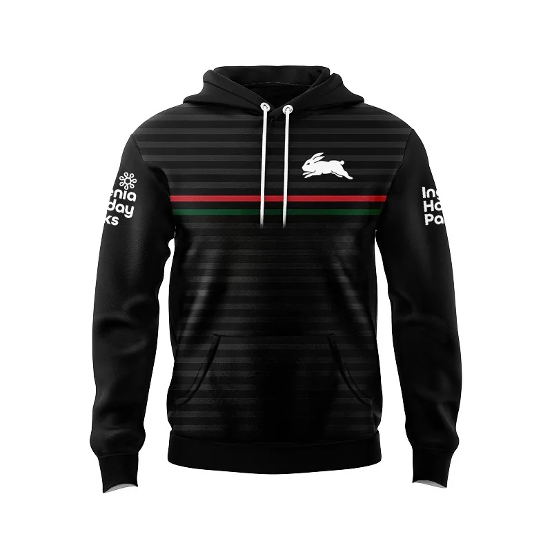 

HOODIE 2024 Player Polo - South Sydney Rabitos Black Classic Shirt