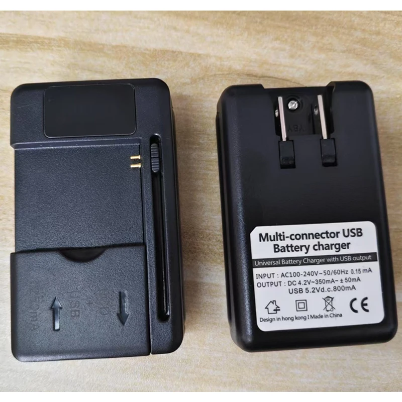 Mobile Universal Battery Charger LCD Indicator Screen For Cell Phones with USB-Port EU USUK Plug for Mobile Phone Li-ion Battery