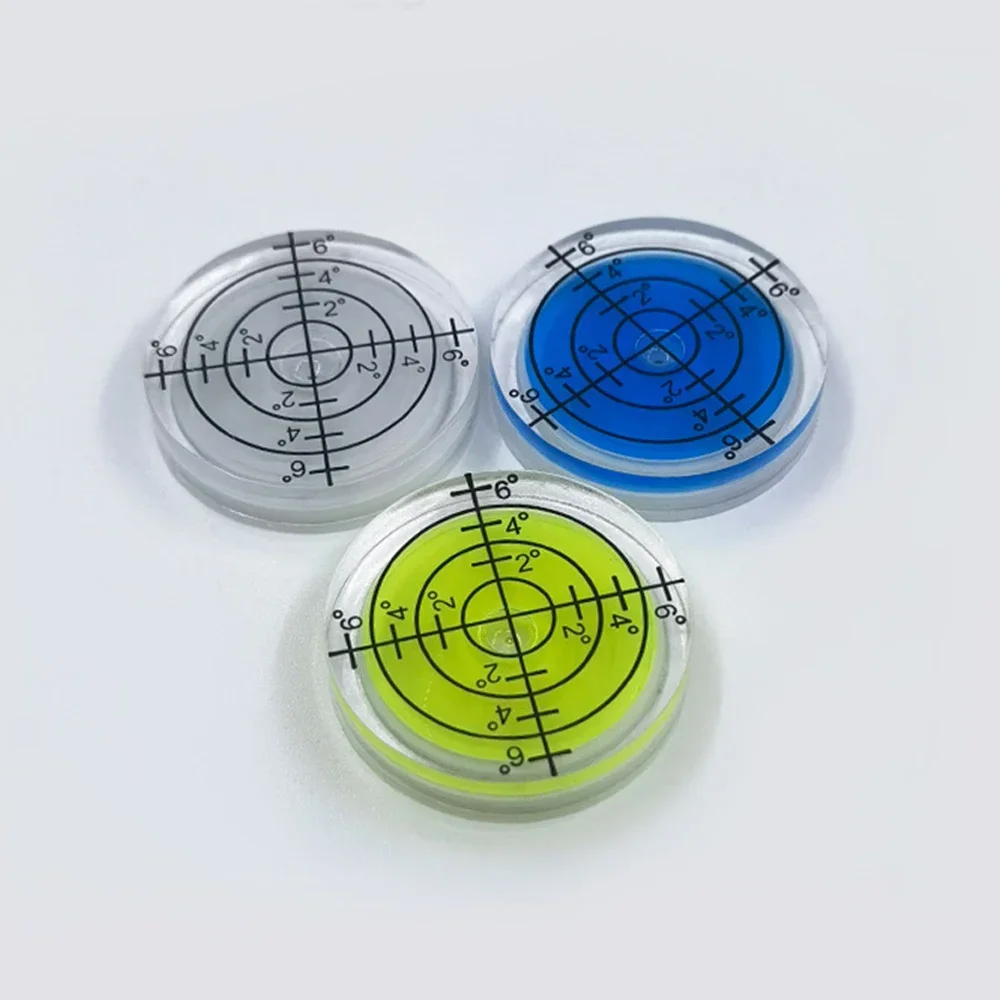 Alat ukur Level lingkaran, aksesoris Level gelembung Levelling presisi tinggi Diameter 32MM