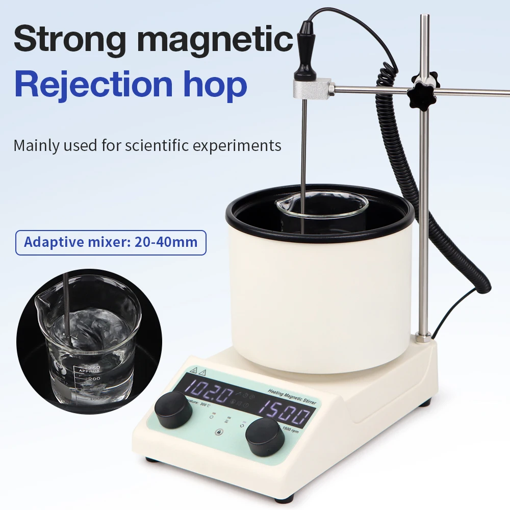 Heating Collecting Magnetic Stirrer With Heating Stirrer Laboratory Thermostatic Digital Display Magnetic Mixer Hot Plate