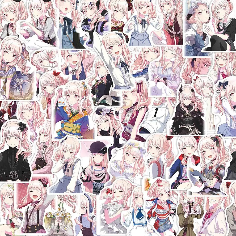 48PCSโครงการSekai Akiyama Mizukiอะนิเมะสติกเกอร์การ์ตูนGraffiti Decalsหมวกกันน็อกสเก็ตบอร์ดแล็ปท็อปรถจักรยานยนต์สติกเกอร์ตกแต่ง