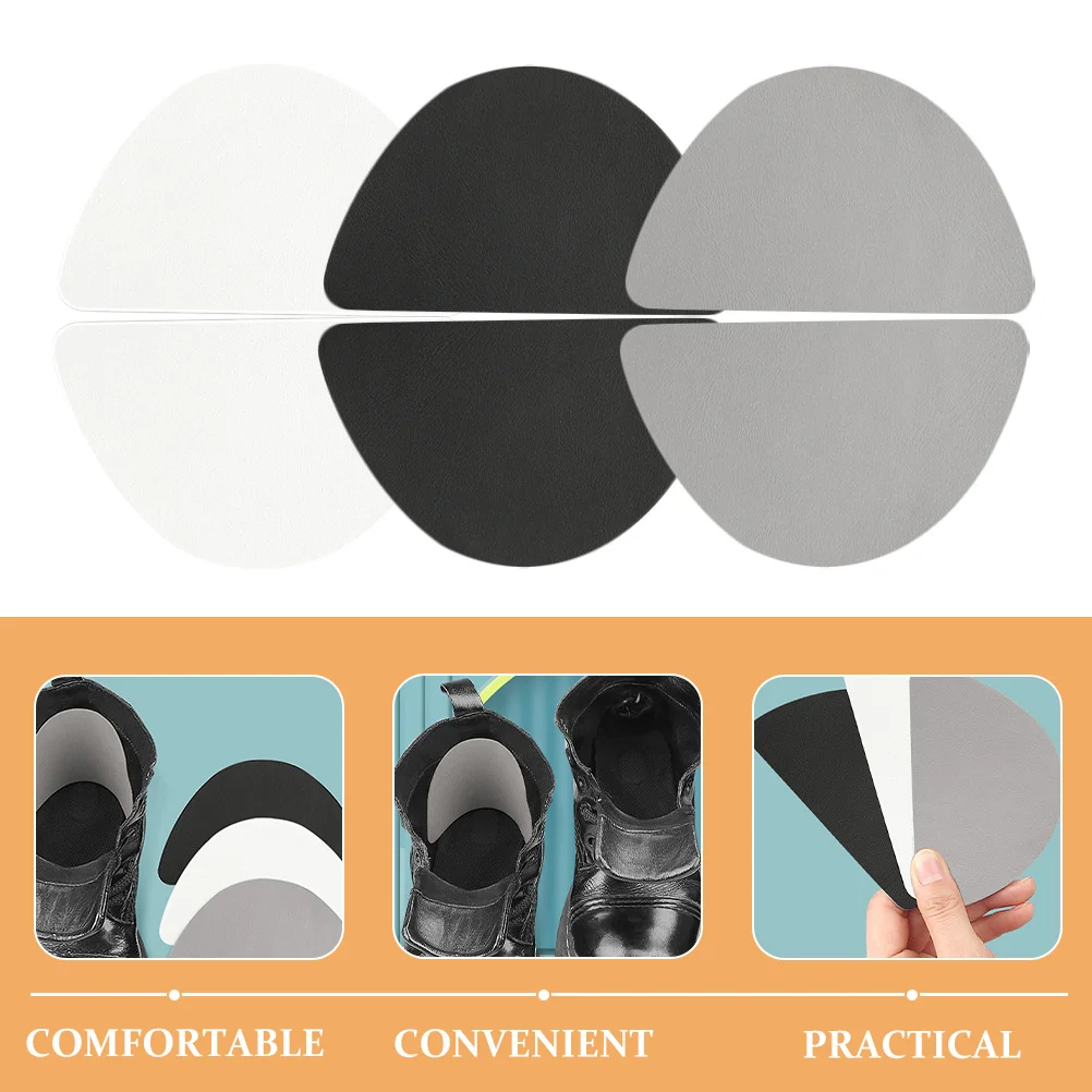 

12pcs Shoe Heel Patches Pu Adhesive Boot Repair Accessories For Holes Durable Heel Repairing Patches Shoe Repair Kit Foot Care