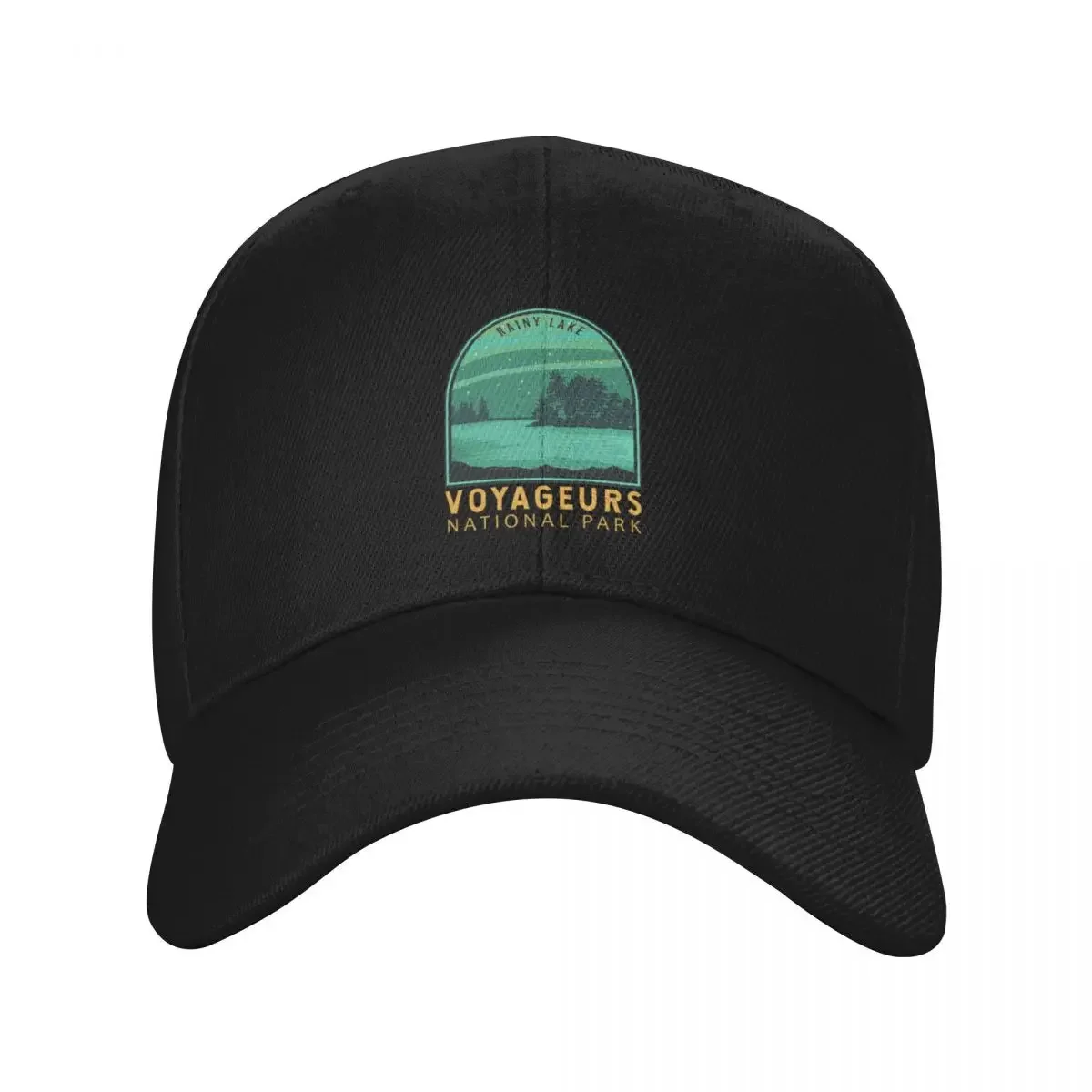 

Voyageurs National Park Rainy Lake Vintage Emblem Baseball Cap Ball Cap Golf Men's Caps Women's