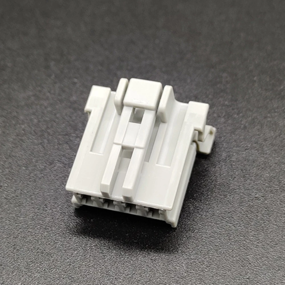 6098-0243 4 Pin Automotive Connector Female HD Series 2.3mm 090 Unsealed PBT Light Gray Fit for Car Window Lift Door Lock Wiring