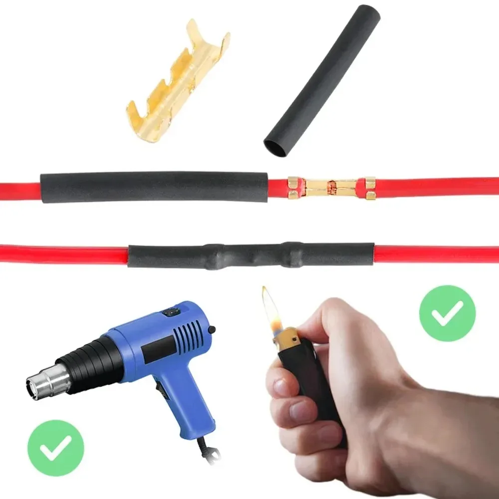 50/100/150set U-shaped Electrical Cable Connectors Tab Cold Insert Wire Connector Electricos Small Ceeth Terminal