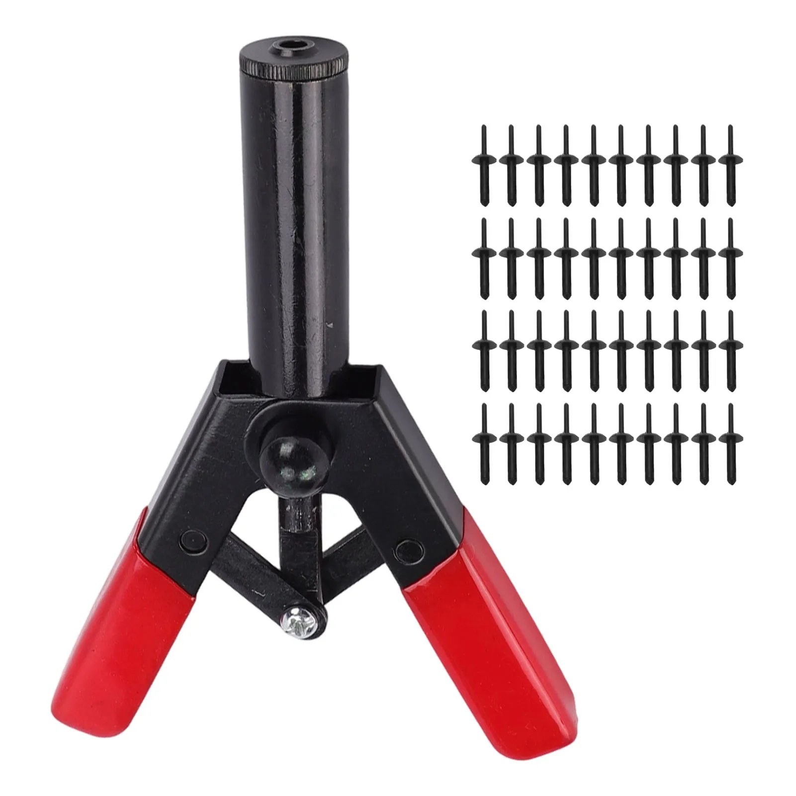 

41PCS Plastic Rivet Gun Set with Assorted Rivets Hand Riveter Rivet Assortment Kit for Automotive Repair Car Rivet Gun Quick Set