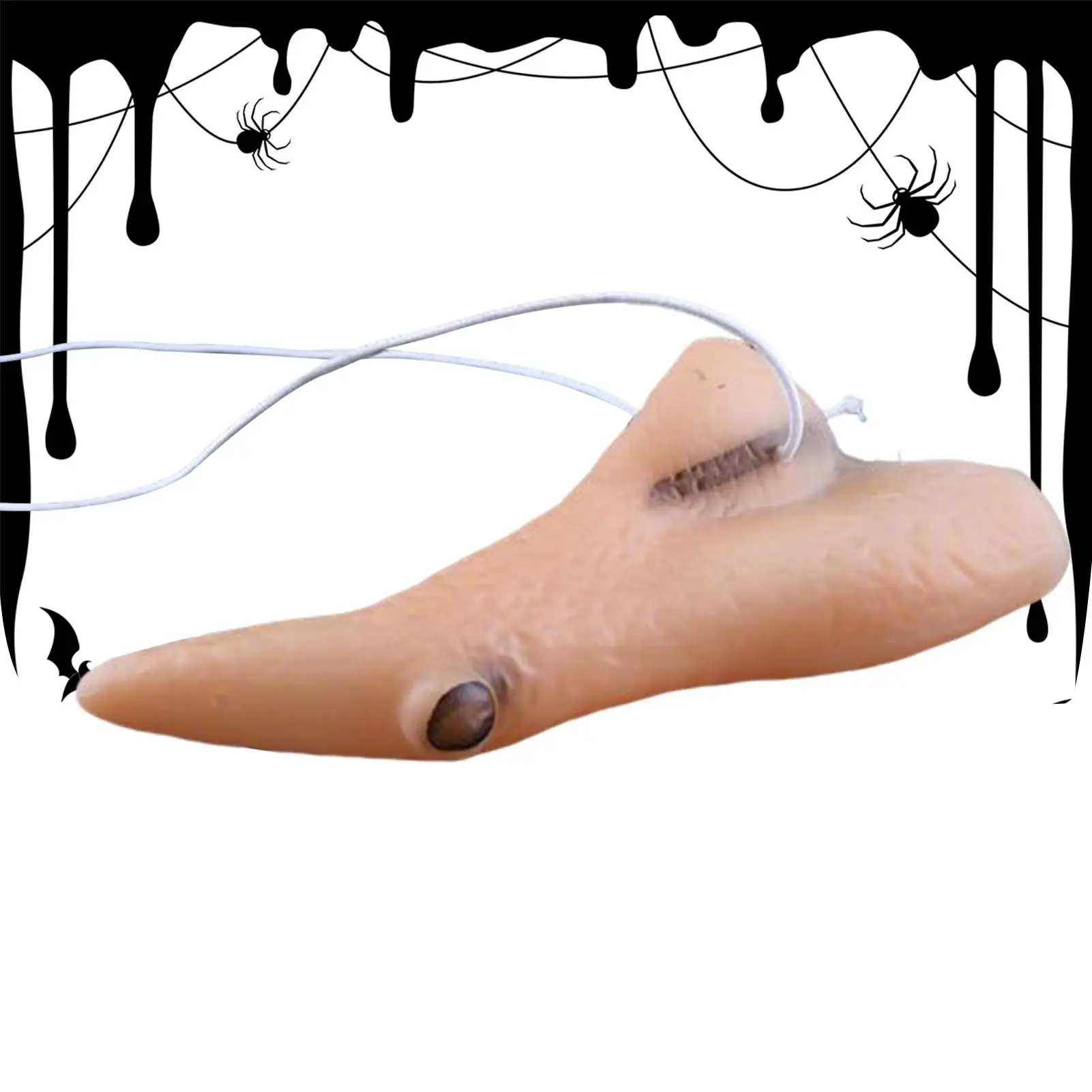 Witch Fake Nose Halloween Costume Supplies Makeup Props Accessories Realistic Witch Prosthetic Long Nose for Role Play Holiday