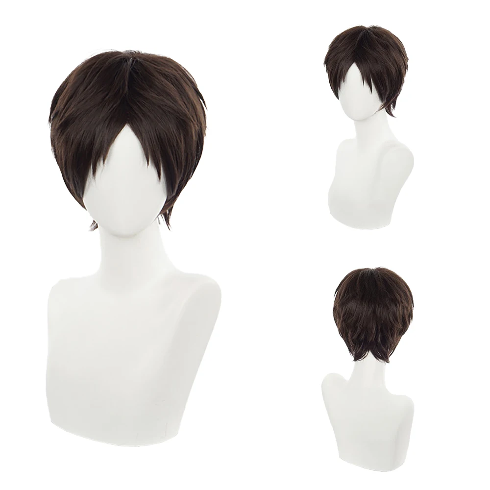 

Anime Attack On Titan Eren Yeager‌ And Mikasa Ackerman Cosplay Synthetic Short Hair Suitable For Halloween Daily Party Wigs