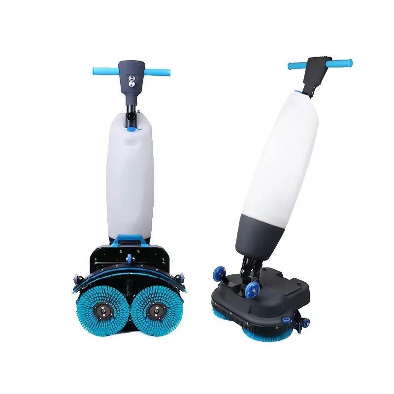 

Professional Double Brush Automatic Industrial Floor Cleaning Machine Electric Mini Floor Sweepers Scrubber Cleaning Machine
