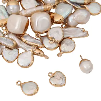 10 best sales złote perłowe koraliki - №5