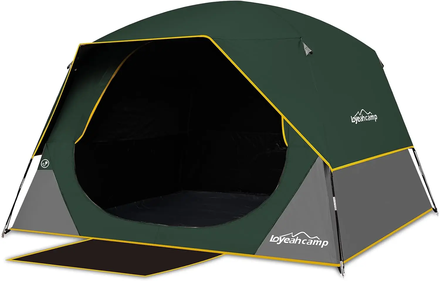 ^Tent 4/6 Person Blackout Camping Tent with Rainfly | Waterproof Portable Double Layer Family Dome Tent for Camping for Outdoor