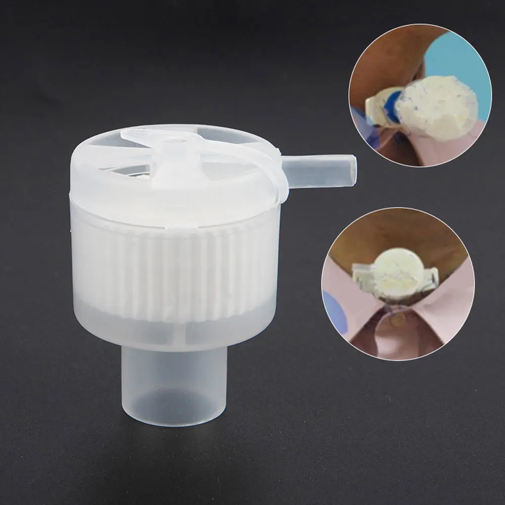 1Pcs Tracheostomy Disposable Breathing Filter Steriled Trach Vent Heat Moisture Exchangers L Type Lightweight HME Filter