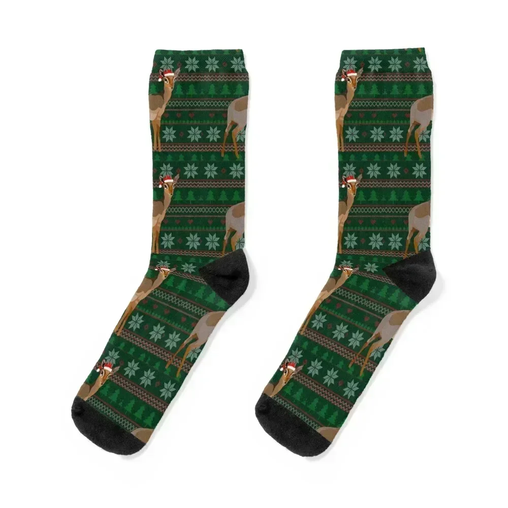 

Christmas Zoo Dik Dik Socks Crossfit with print Thermal man winter fashionable Boy Child Socks Women's