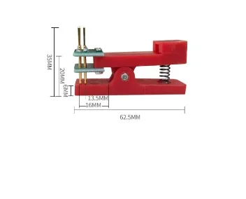 2.54mm spacing Test stand PCB clip Clamp Fixture fixture Probe pogo pin Download Program Burn 3P 4P 5P 6P 7P 8P 9P 10P Single/do