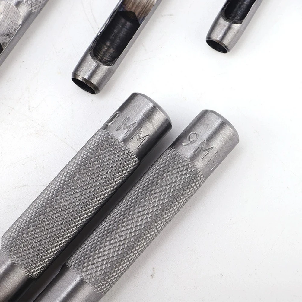 1mm-10mm High Quality 45# Steel Round Hole Punch Tool Hollow Cutter Puncher For Leather Craft Belt Bag Clothing Leathercraft DIY