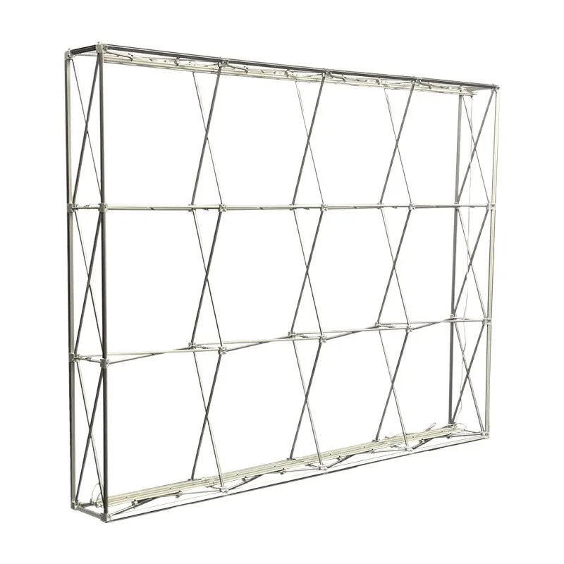 

Foreign exhibition LED pull box background wall display rack, portable luminous exhibition rack