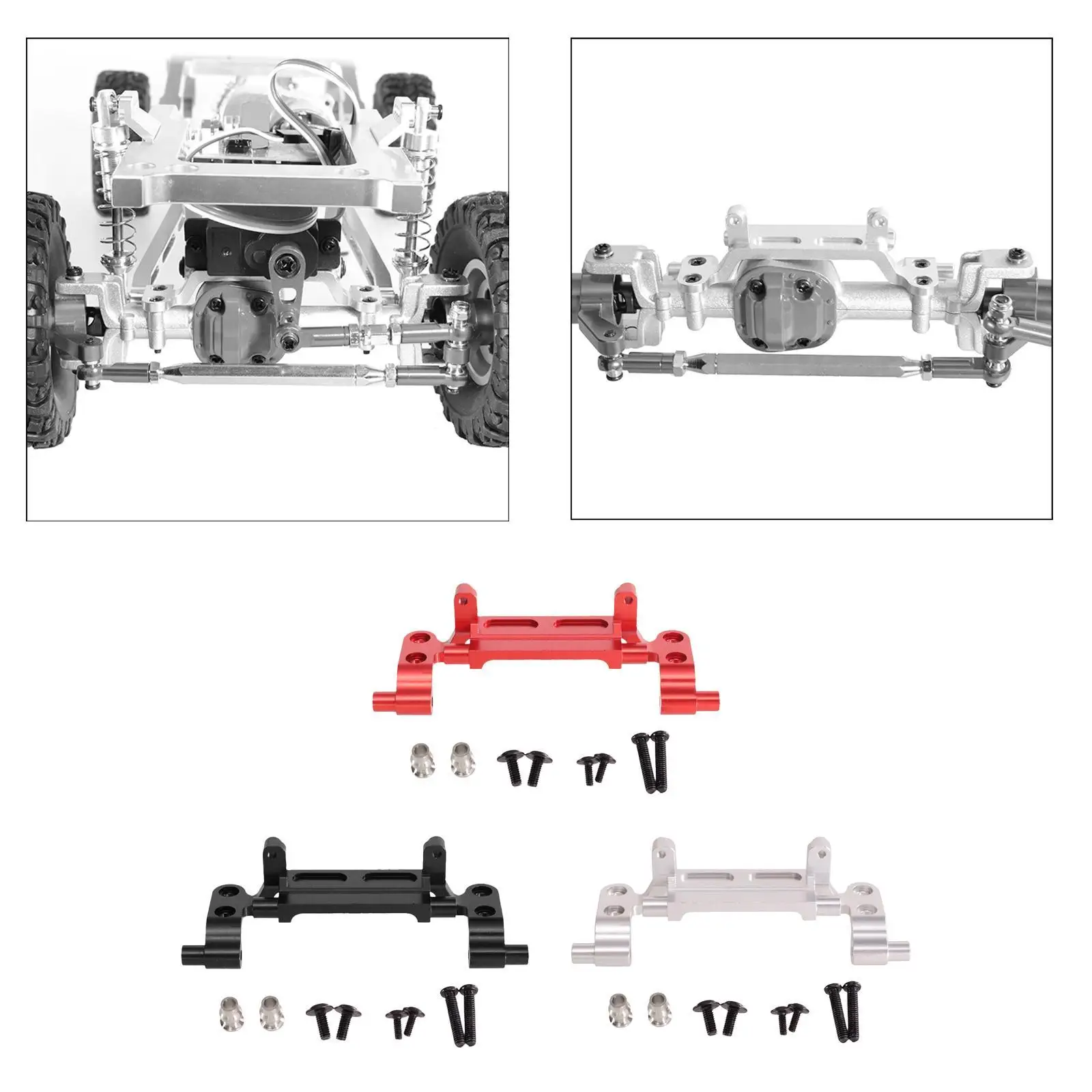 Suporte de montagem servo rc, atualização de substituição, metal, fixação servo, assento de engrenagem de direção para mn78 mn82 mn99s 1:12 rc, diy modificado