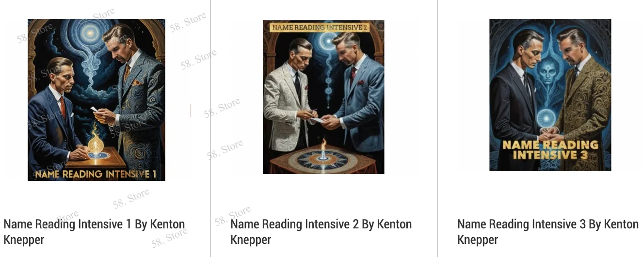 Name Reading Intensive 1-3 By Kenton Knepper Magic tricks ( 58 Store Download )