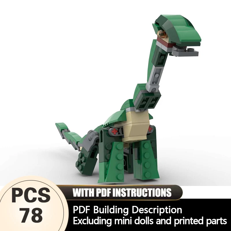 

Creators Animal Series Model MOC Building Bricks Dinosaur Modular Technology Gifts Holiday Assemble Children Toys Suit