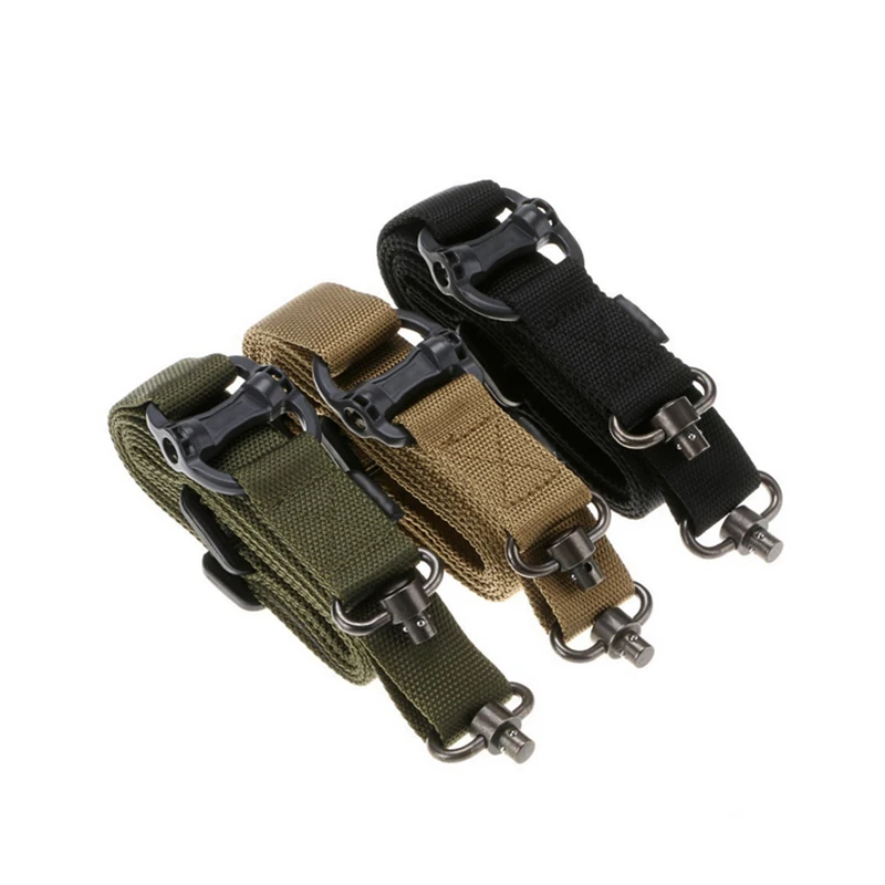 MS3 MS4 Sling Tactical Rifles Carry 2 Points Sling Adjustable Length Multi Mission Nylon Shoulder Strap Airsoft Gun Belt Rope