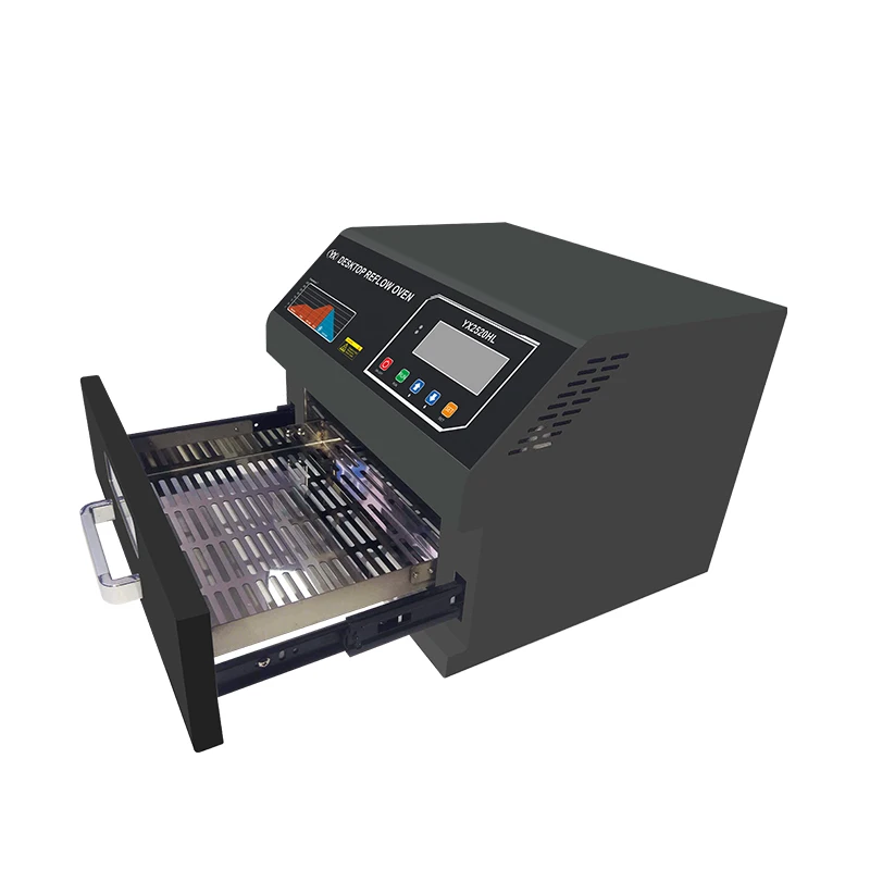 YX2520HL Инфракрасная линия горячего воздуха 250x200 мм Smt Pcb Производственная линия Настольный Smd BGA 1600 Вт Печь оплавления Паяльная машина