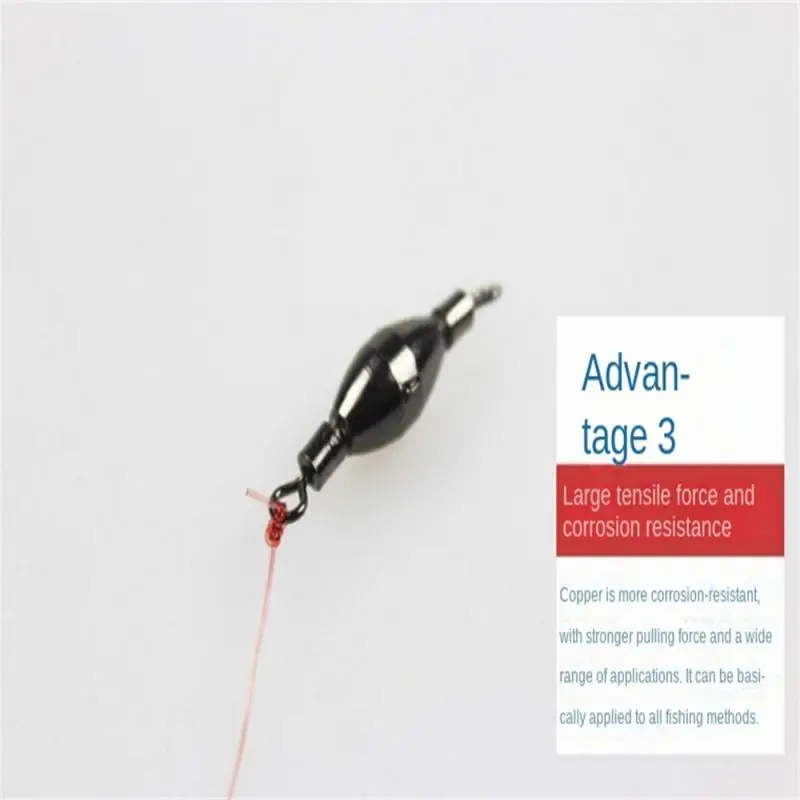 New Type Fishing Pendant Swivel Copper Hammer Sea Fishing Fast Fishing Equipment Fast Pendant Fishing Accessories