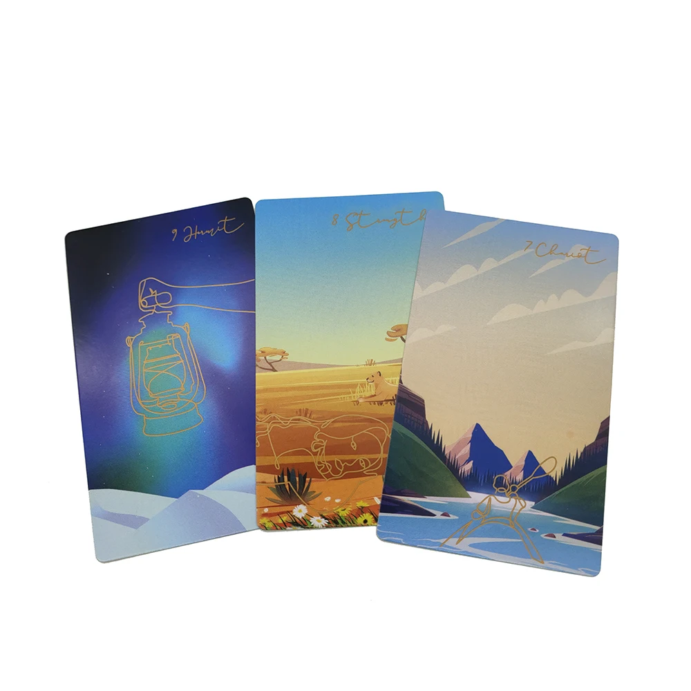 12x7cm Linescape Divination Tarot Evolution  Narrow Line and Wide Landscape  with Guide Book