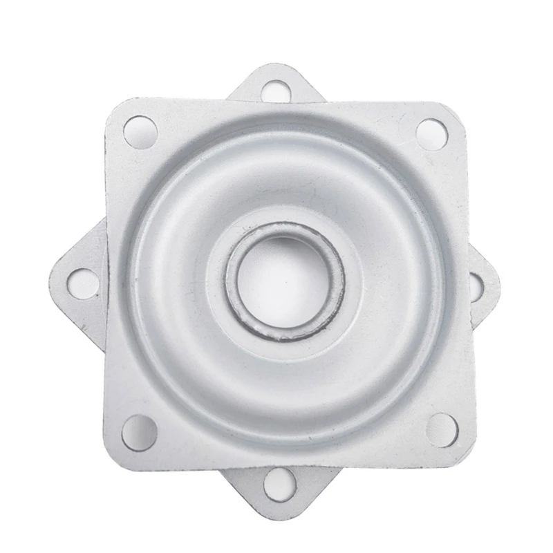 2/3 inches Heavy Duty Ball Bearing Swivel Plate Lazy Susan Square Rotating Bearing Plate Turntable Base Hardware Easy to Install