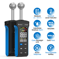Non-Contact Wood Moisture Meter, Pinless Moisture Meter,20-40mm with HD Display,for Building Materials,Wall Plaster, Masonry