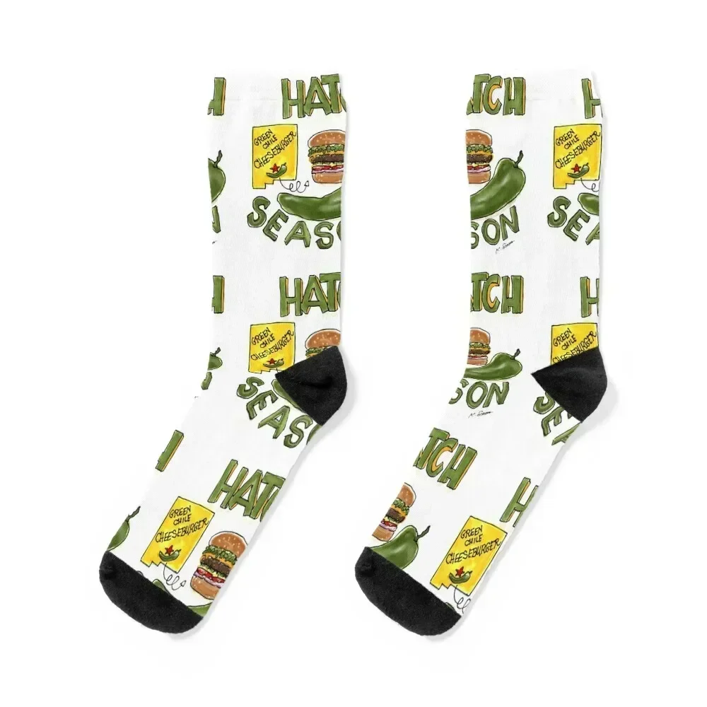 Hatch Chile Season! Socks cute Children's custom winter Mens Socks Women's