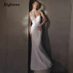 Eightree Elegant Beach Satin Wedding Dress Mermaid Bridal Dresses Vestidos De Novia Sweetheart No Gloves Vestido De Noche Mujer