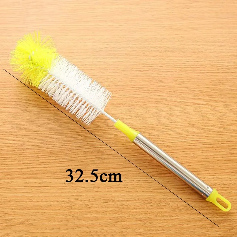 NEW Baby Bottle Brush Nipple Brush Milk Feeding Bottle Brushes Teat Cleaning Brush Bottle Sponge Rotating Stonego Washing  Home