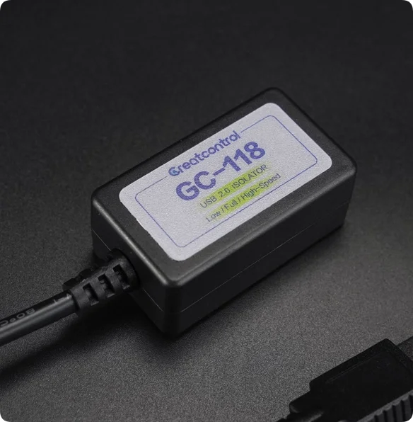 Industrial USB 2.0 Isolator | 2500V Magnetic Isolation | 480Mbps Speed | No Driver Needed | Protects Devices from Surge/Noise