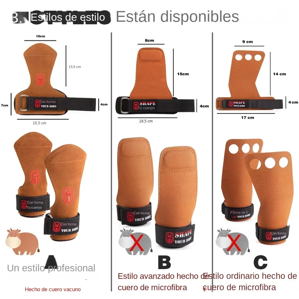 Horizontal Bar Gloves for Weight Lifting, Palm Protector, Training, Crossfit, Fitness, Bodybuilding, Workout, Gym, Sports