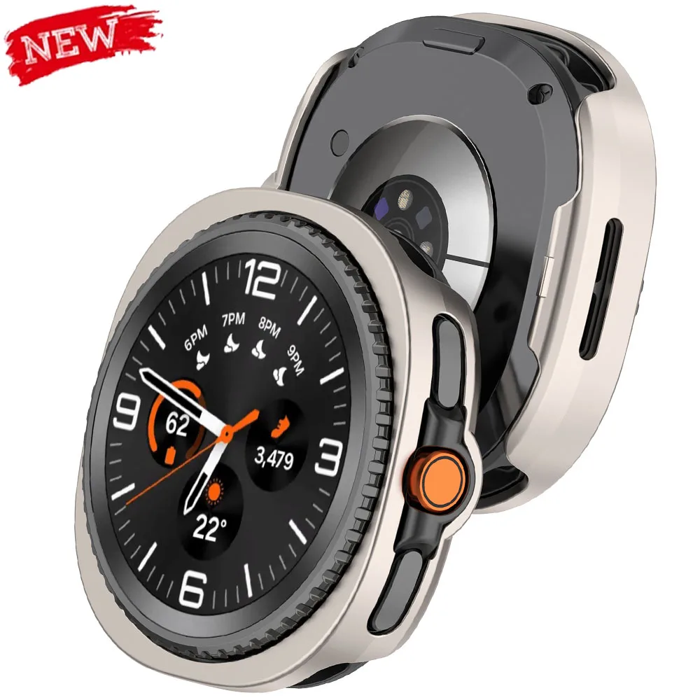 PC Hard Case for Samsung Galaxy Watch 9/8 40mm 44mm Glossy Cover Protective Galaxy Watch 8Classic Hollow Out Shell Accessories