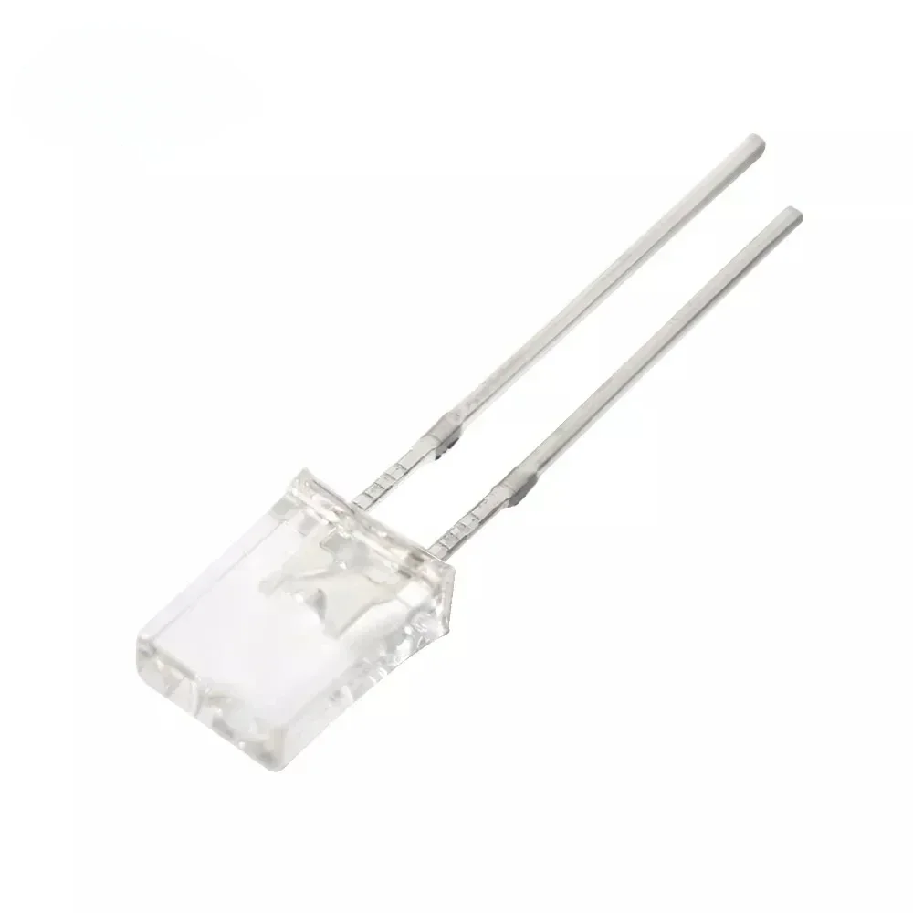 100 Stück quadratisches LED-Dioden-Set, 2 x 3 x 4 mm, 2 x 5 x 7 mm, 5 Farben, Rot/Grün/Gelb/Blau, helle Diodenanzeige für DIY-Elektronik