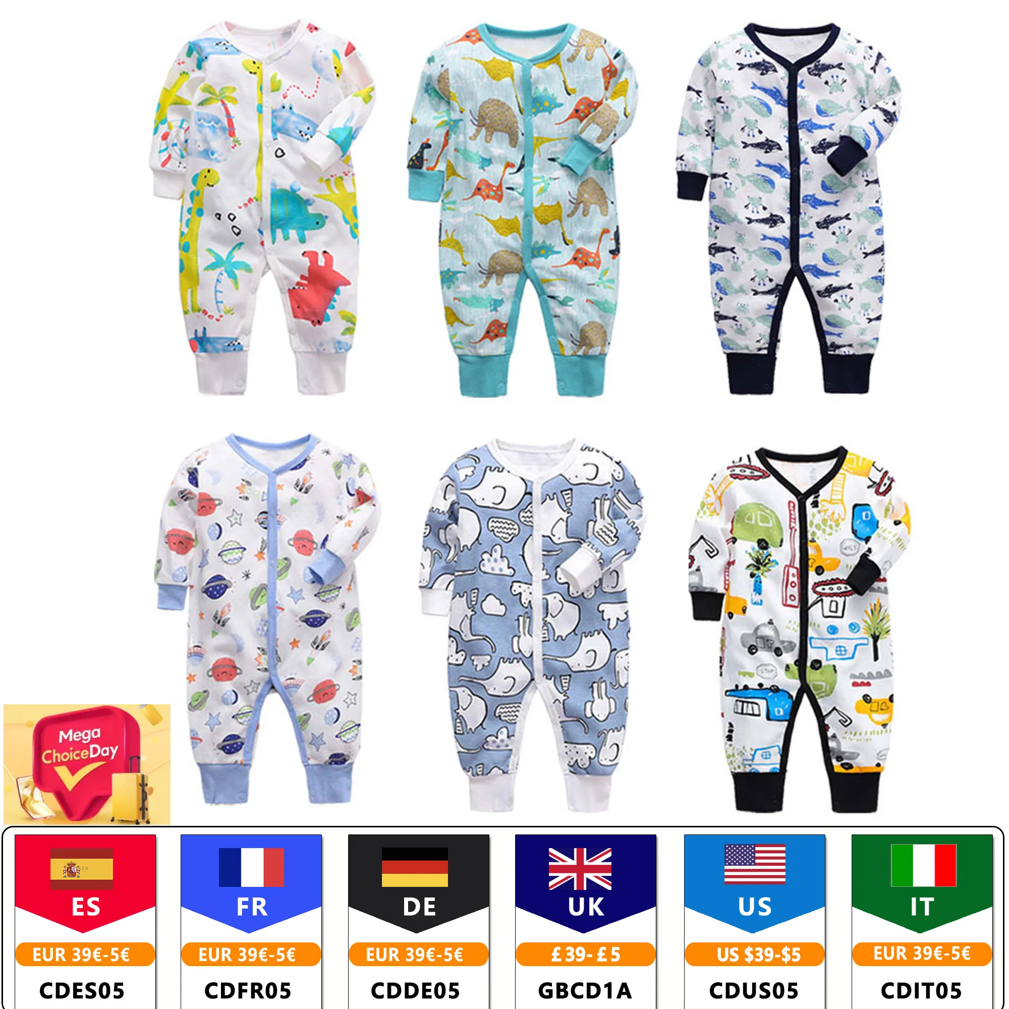 Summer 0-24Months Baby Girls/Boys Playsuit Jumpsuit Newborn Romper Cotton Toddler Outfit Baby Clothing Jumpsuit suit Homewear