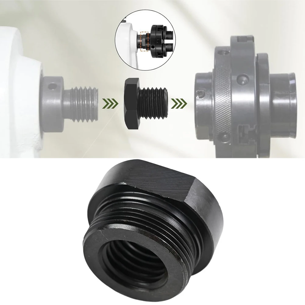 Wood Lathe Chuck Adapter Spindle Screw Thread 40mm Outer Diameter to 25 4mm Inner Diameter Metal Adapter for Workshop Use