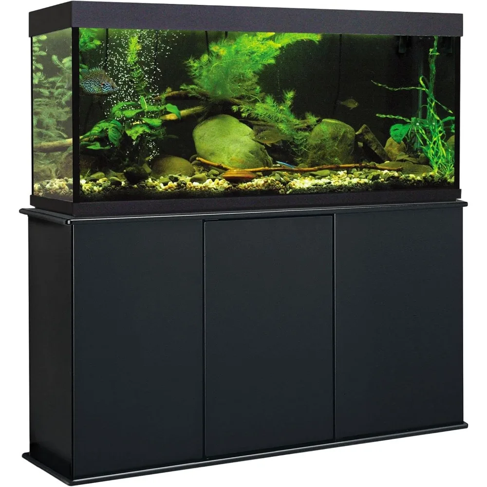 

, 55/65 Gallon Particle Board Aquarium Stand, 49.38" L x 13.25" W, Black