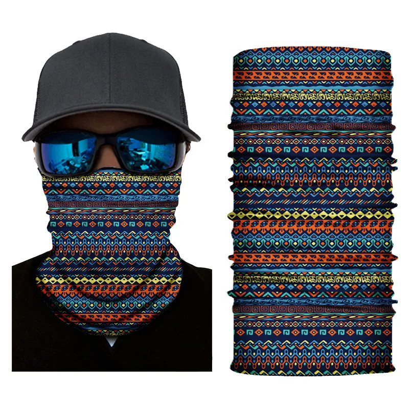 Outdoor Running Hijab Cycling Bandana Shemagh Bandanas Neck Warmer Riding Face Shield Sports Mask Tubular Motorcycle Skull Scarf