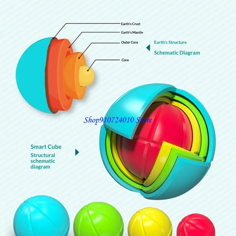كرة ألغاز تجميع إبداعية للأولاد والبنات 77HD لعبة تعليمية لبناء العقل | لعبة ممتعة وجذابة لتنمية الإبداع #3