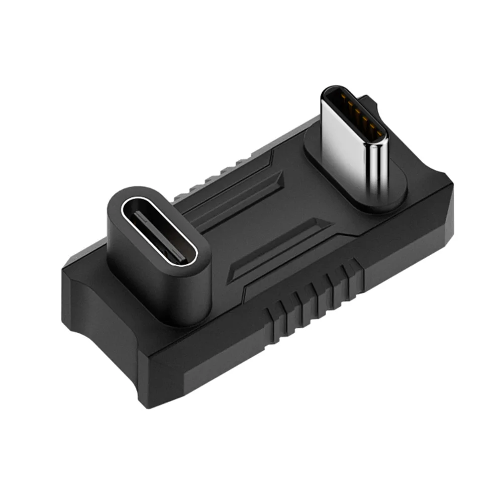 180 Degree Angle USB-C Male to USB-C Female Converter Adapter for ASUS Rog Ally Switch PD140W 20Gbps 8K@60Hz USB Type C Adapter